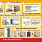 Теплый пол нагревательный кабель, мат