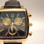 Мужские классические наручные часы Carrera Calibre 36 (Gold), гарантия