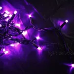 Уличная светодиодная гирлянда нить 5м фиолетовый