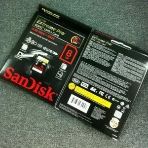 Продается карта памяти Sandisk Extreme Pro 8GB 95MB/s SDHC