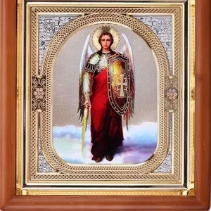 иконы в деревянной рамке со стеклом