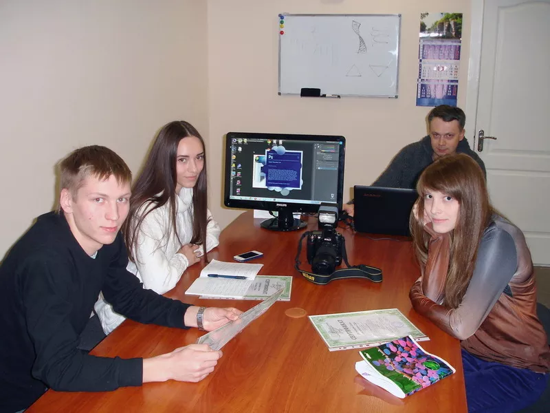 Курсы  Работа в программе  Adobe  Photoshop в Николаеве  «Территория Знаний» 7