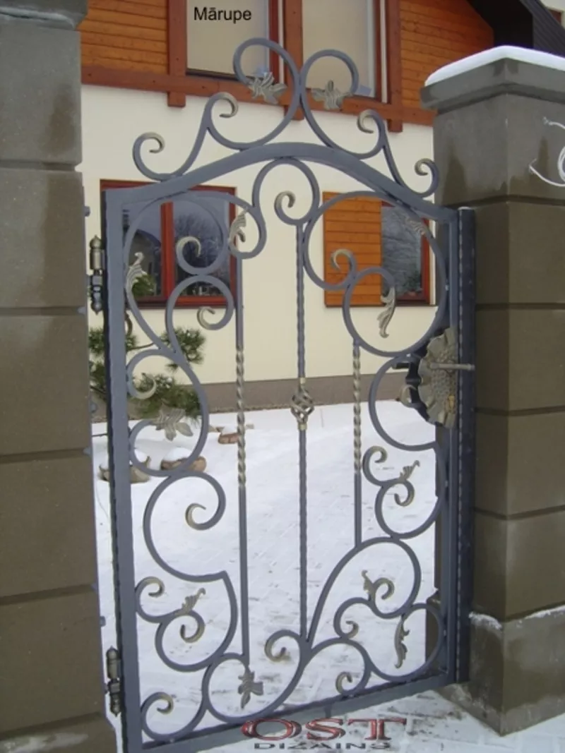 Ворота, Двери, Ограждения, Решетки кованые изделия. 5