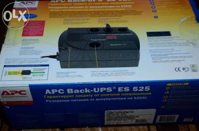 Продается бесперебойник питания APC Back-UPS ES 525
