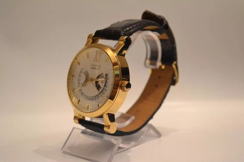 Мужские классические наручные часы Слава Созвездие (Gold),  гарантия 3