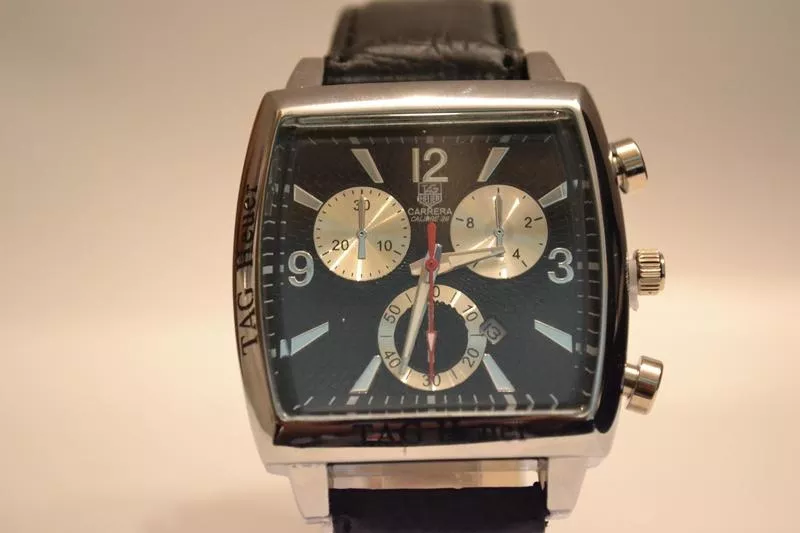 Мужские классические наручные часы Carrera Calibre 36 Black Tag Heuer