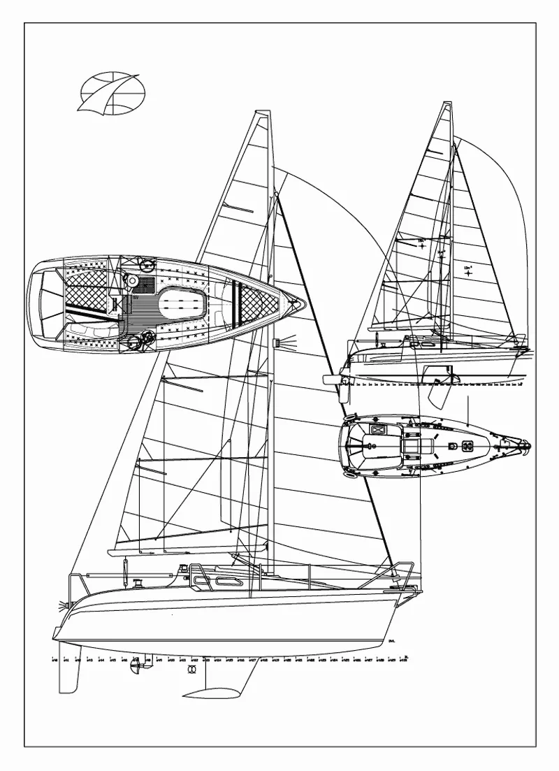 Продается яхта проекта ВС-750 (компромис) 6