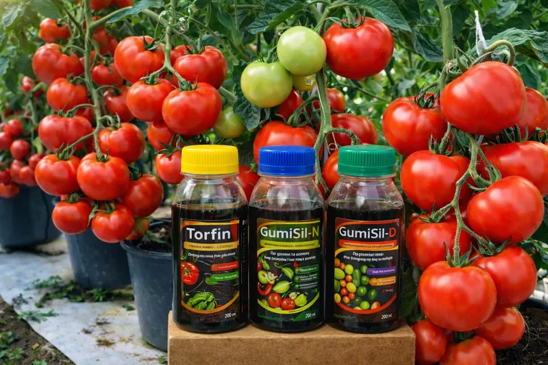 Золoта лінійка мiкродобрив GumiSil Trio для городу 4